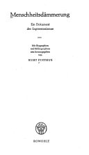 Menschheitsdämmerung