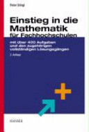 Einstieg in die Mathematik für Fachhochschulen